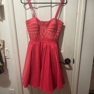 Pink vintage homecoming dress size US 4